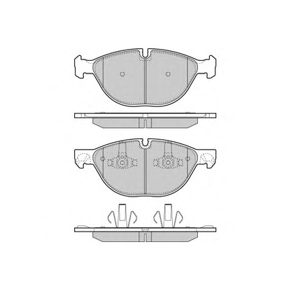 Photo Brake Pad Set, disc brake E.T.F. 121409