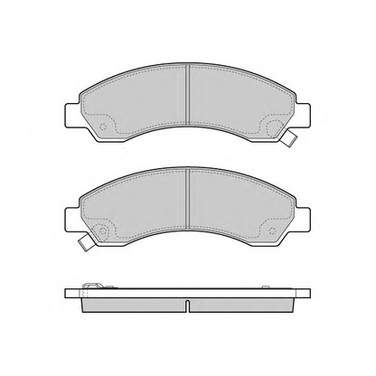 Zdjęcie Zestaw klocków hamulcowych, hamulce tarczowe E.T.F. 121411