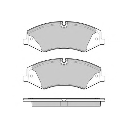 Photo Brake Pad Set, disc brake E.T.F. 121415