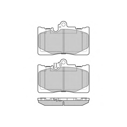 Zdjęcie Zestaw klocków hamulcowych, hamulce tarczowe E.T.F. 121418
