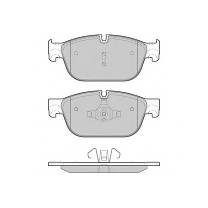 Zdjęcie Zestaw klocków hamulcowych, hamulce tarczowe E.T.F. 121432