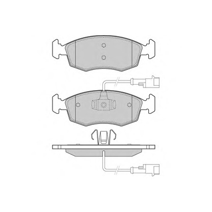 Photo Brake Pad Set, disc brake E.T.F. 121433