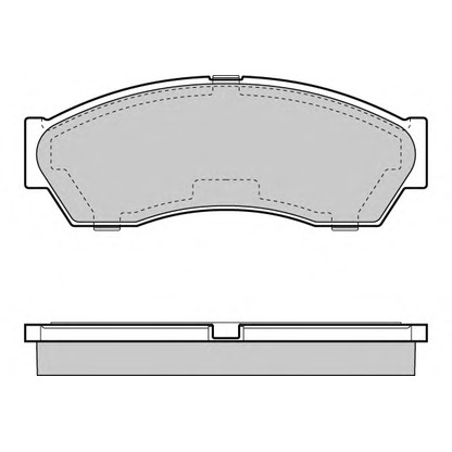 Фото Комплект тормозных колодок, дисковый тормоз E.T.F. 121434