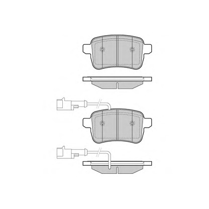 Zdjęcie Zestaw klocków hamulcowych, hamulce tarczowe E.T.F. 121438