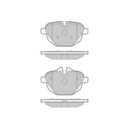 Photo Brake Pad Set, disc brake E.T.F. 121449