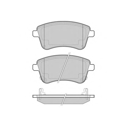 Photo Brake Pad Set, disc brake E.T.F. 121486