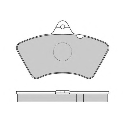 Фото Комплект тормозных колодок, дисковый тормоз E.T.F. 125260