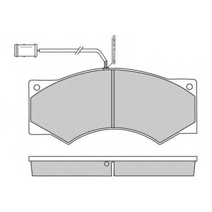 Photo Brake Pad Set, disc brake E.T.F. 125266