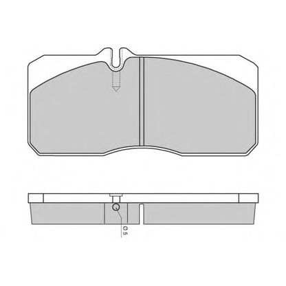 Zdjęcie Zestaw klocków hamulcowych, hamulce tarczowe E.T.F. 125294