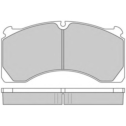 Photo Brake Pad Set, disc brake E.T.F. 125295