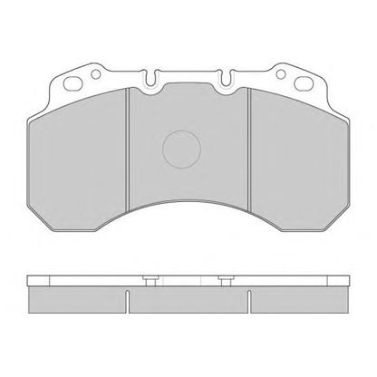 Photo Brake Pad Set, disc brake E.T.F. 125299