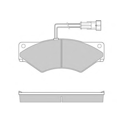 Photo Brake Pad Set, disc brake E.T.F. 125303