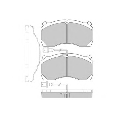 Photo Brake Pad Set, disc brake E.T.F. 125305