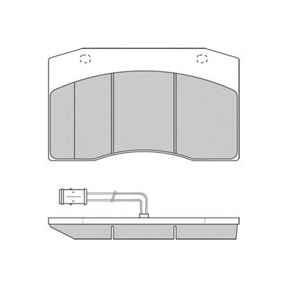 Photo Brake Pad Set, disc brake E.T.F. 125312