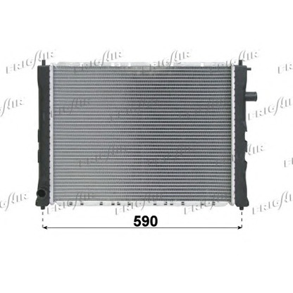 Photo Radiator, engine cooling FRIGAIR 01012043