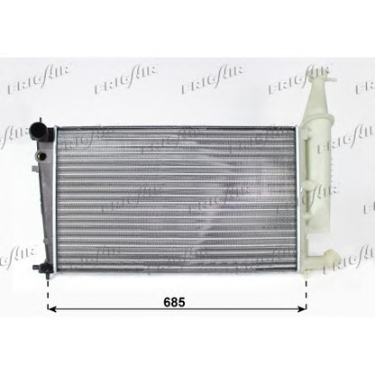 Foto Radiador, refrigeración del motor FRIGAIR 01033037