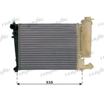 Foto Radiador, refrigeración del motor FRIGAIR 01033045