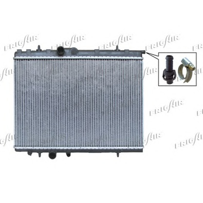 Photo Radiator, engine cooling FRIGAIR 01033058