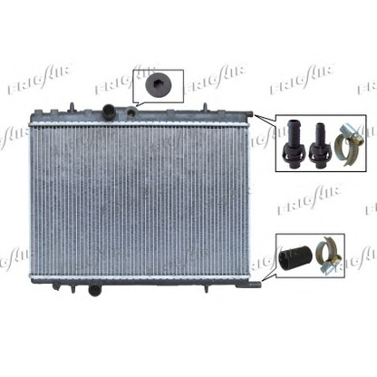 Photo Radiateur, refroidissement du moteur FRIGAIR 01033062