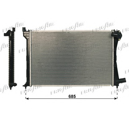 Photo Radiateur, refroidissement du moteur FRIGAIR 01033097