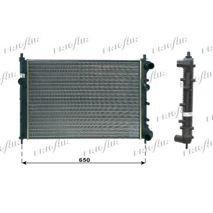 Photo Radiateur, refroidissement du moteur FRIGAIR 01043031