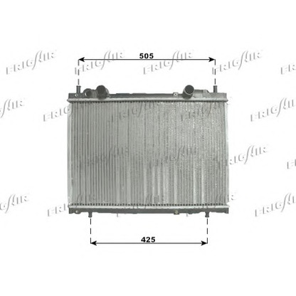 Foto Radiador, refrigeración del motor FRIGAIR 01043086