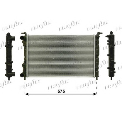 Photo Radiator, engine cooling FRIGAIR 01043091