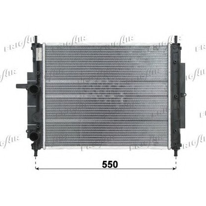 Photo Radiator, engine cooling FRIGAIR 01043153