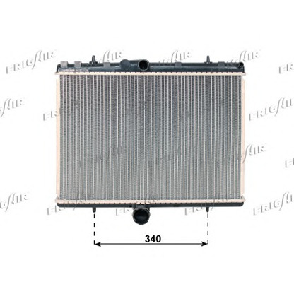 Foto Radiador, refrigeración del motor FRIGAIR 01043167