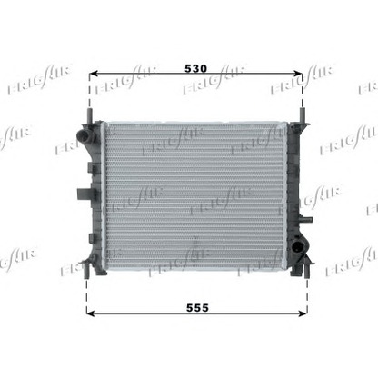 Photo Radiateur, refroidissement du moteur FRIGAIR 01053056