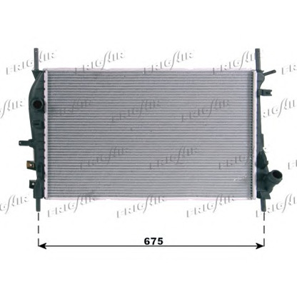 Foto Radiador, refrigeración del motor FRIGAIR 01053086