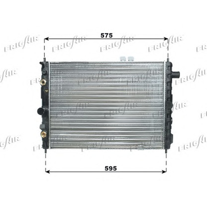 Photo Radiator, engine cooling FRIGAIR 01073025