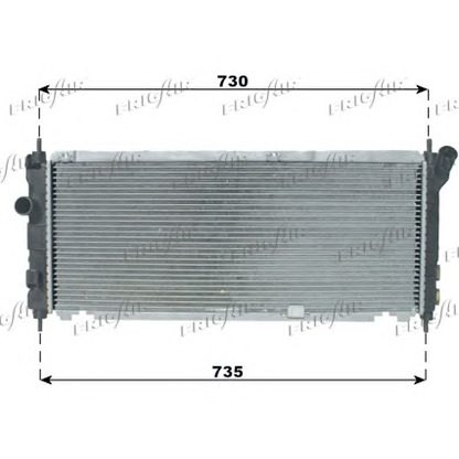 Photo Radiateur, refroidissement du moteur FRIGAIR 01073043