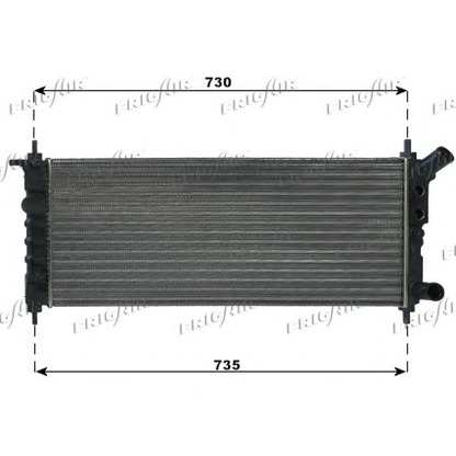 Photo Radiateur, refroidissement du moteur FRIGAIR 01073064