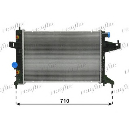 Photo Radiateur, refroidissement du moteur FRIGAIR 01073118