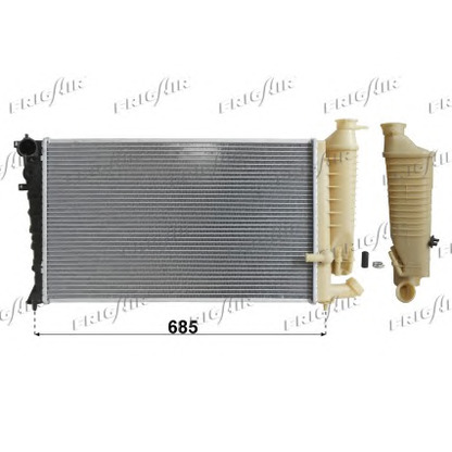 Photo Radiator, engine cooling FRIGAIR 01082055