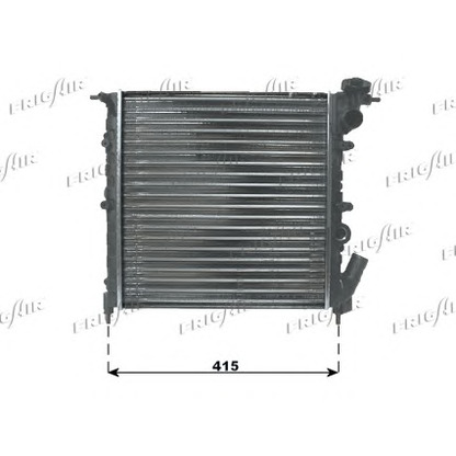 Photo Radiateur, refroidissement du moteur FRIGAIR 01093051