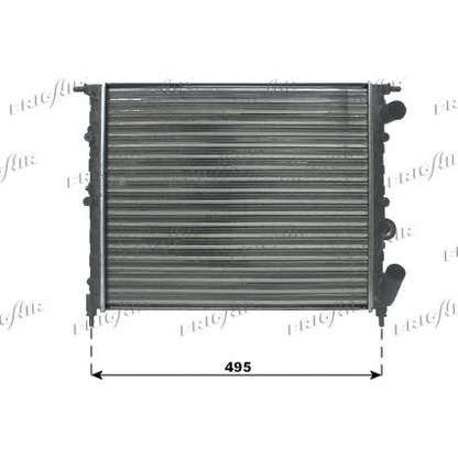 Photo Radiator, engine cooling FRIGAIR 01093055