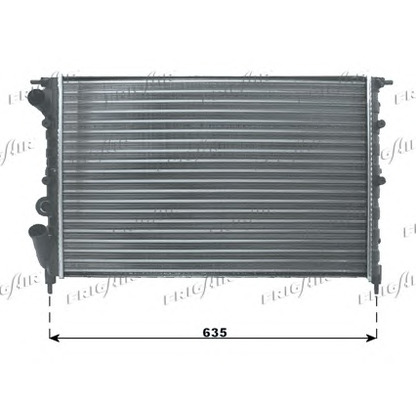 Photo Radiator, engine cooling FRIGAIR 01093060