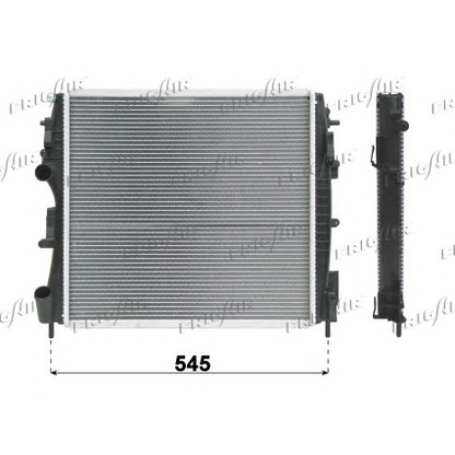 Photo Radiator, engine cooling FRIGAIR 01093092