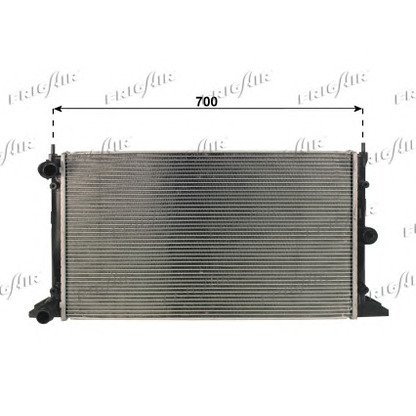 Photo Radiateur, refroidissement du moteur FRIGAIR 01103163