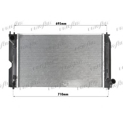 Photo Radiateur, refroidissement du moteur FRIGAIR 01153111