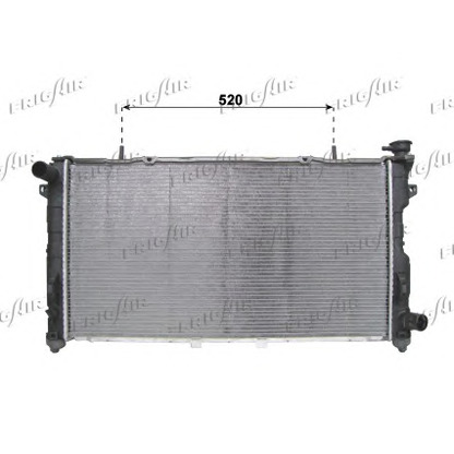 Photo Radiator, engine cooling FRIGAIR 01183014