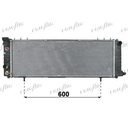 Photo Radiator, engine cooling FRIGAIR 01183017