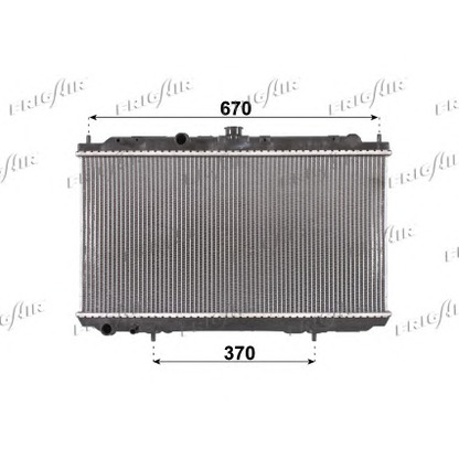 Photo Radiateur, refroidissement du moteur FRIGAIR 01213005