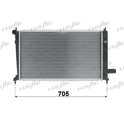 Photo Radiator, engine cooling FRIGAIR 01223013