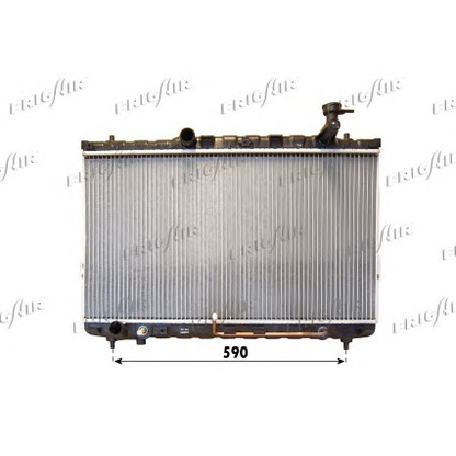 Photo Radiator, engine cooling FRIGAIR 01283088