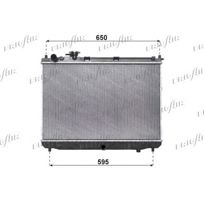 Photo Radiator, engine cooling FRIGAIR 01333028