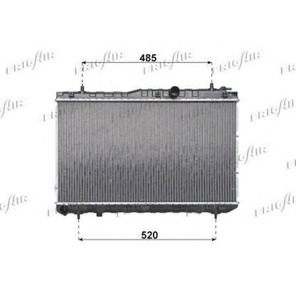 Photo Radiateur, refroidissement du moteur FRIGAIR 01333033