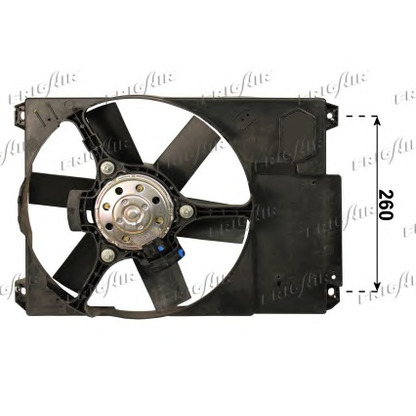 Foto Motor eléctrico, ventilador del radiador FRIGAIR 05041195